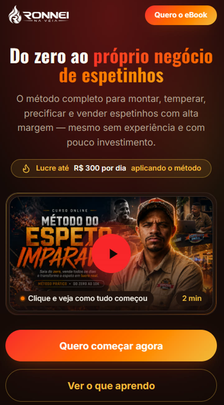 Área de membros Ronnei na Veia desenvolvida pela AR Devs, exibida em um smartphone